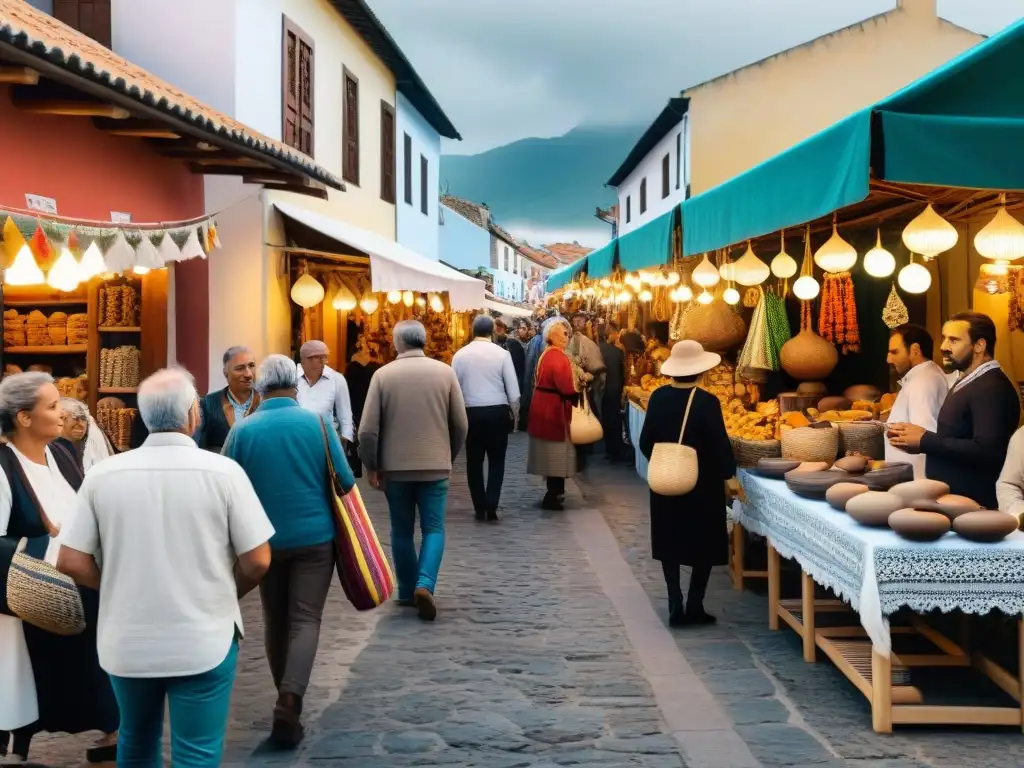 Vibrante Feria artesanal Tristán Narvaja Uruguay: calles bulliciosas, puestos coloridos y artesanías únicas