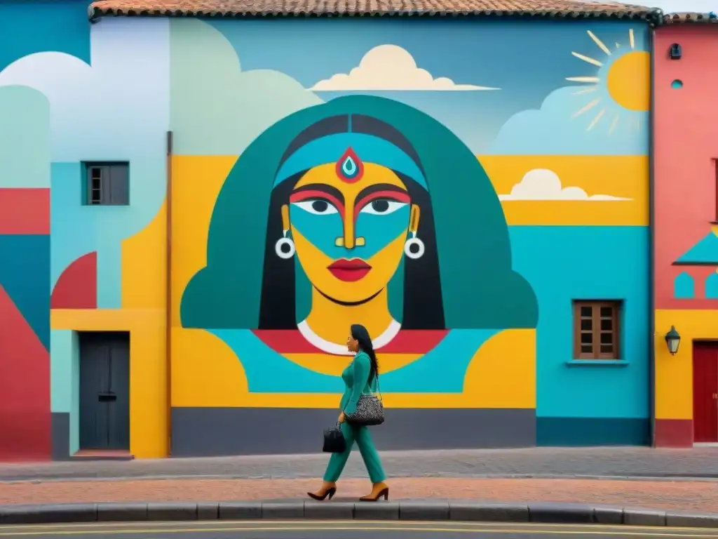 Un vibrante mural en Paysandú, Uruguay, que fusiona historia y cultura en un lienzo de colores