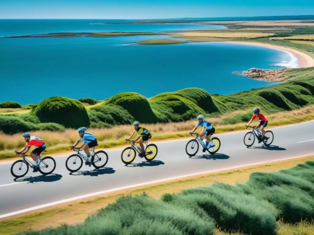 Un vibrante paseo en bicicleta por la costa de Punta del Este, Uruguay