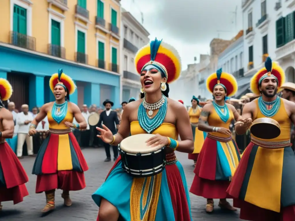 Vibrante murga uruguaya en Montevideo, expresión cultural única