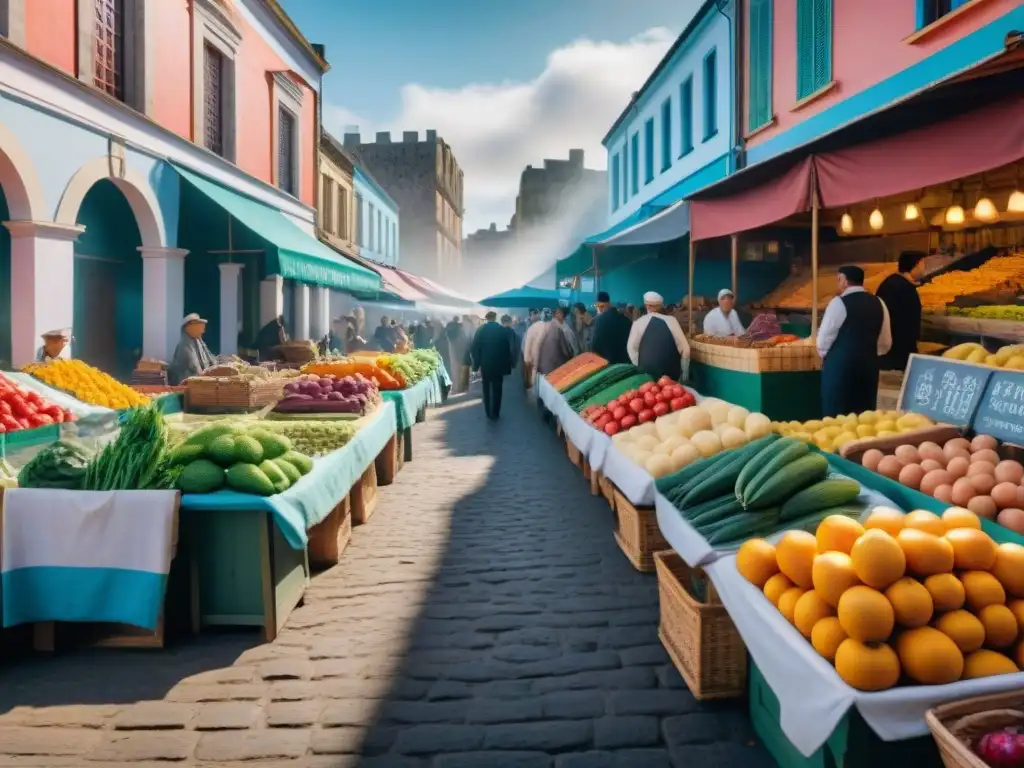 Explora la vibrante vida de un mercado trendy en Uruguay, entre colores y productos únicos