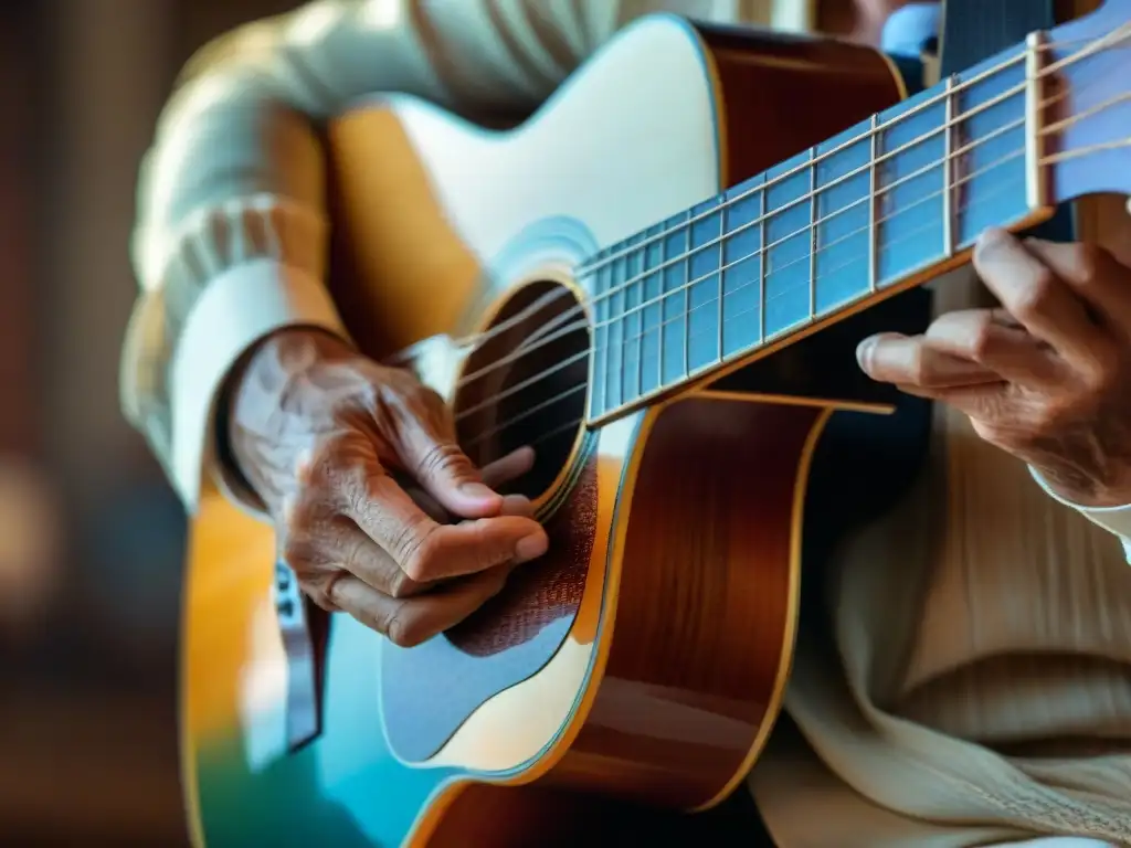 Vibrante conexión entre la vida del músico uruguayo Rada y su música, plasmada en sus manos y mirada apasionada