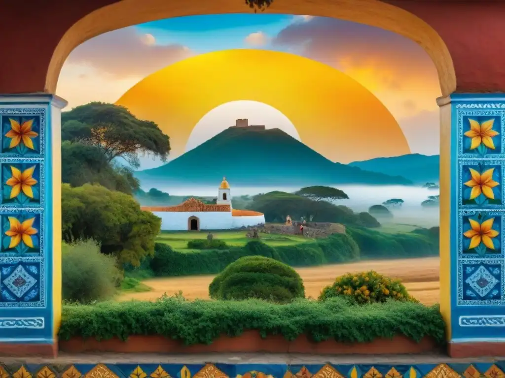 Azulejos de la leyenda de Nahuala: historia y misterio en Uruguay Vibrantes azulejos de leyenda Nahuala embellecen muros históricos en Uruguay