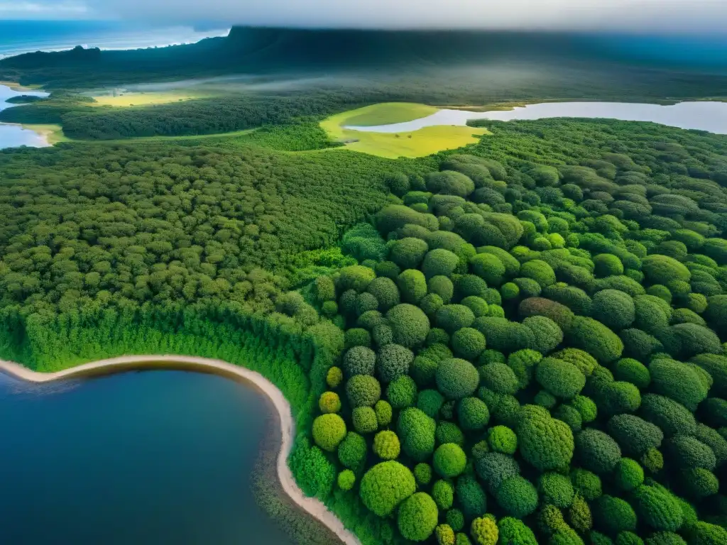 Explora las zonas ecológicas de Uruguay, identificar la diversidad de flora y fauna en bosques, humedales y la costa